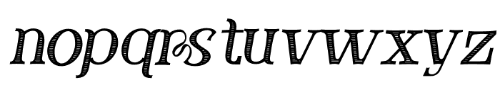  Western Roodle Obliq Engraved Font LOWERCASE