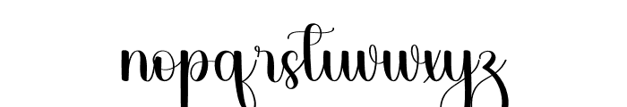 Western Script Font LOWERCASE