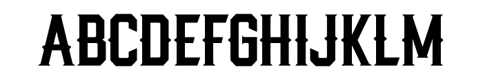 Western Season Regular Font UPPERCASE