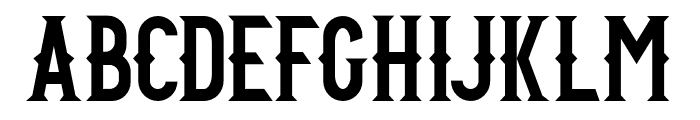 Western Winter Regular Font UPPERCASE