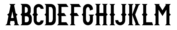 Western Winter Regular Font LOWERCASE