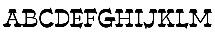 WesternBowner-Regular Font UPPERCASE