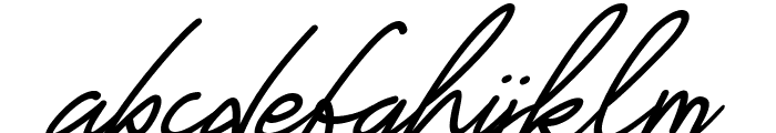 Westham Italic Font LOWERCASE