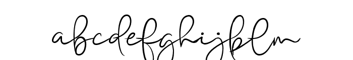 Westila Signature Regular Font LOWERCASE