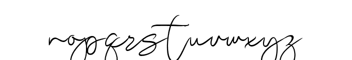 WestilaSignature-Regular Font LOWERCASE