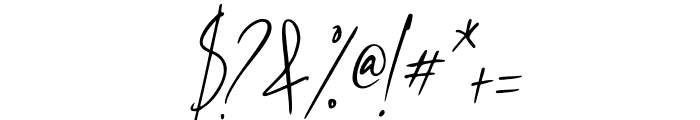 Westony Slant Italic Font OTHER CHARS