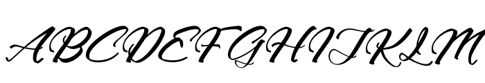 Westron Rotterika Italic Font UPPERCASE