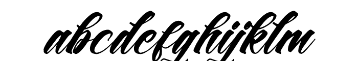 Westron Rotterika Italic Font LOWERCASE