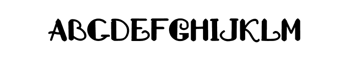 Whallmark SansSerif Font LOWERCASE