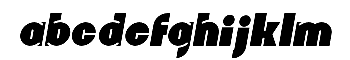 Whangarei-Oblique Font LOWERCASE