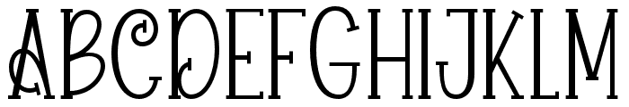 What do You think Regular Font UPPERCASE