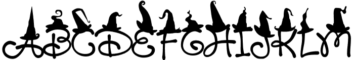Whatcha Witchy Font UPPERCASE