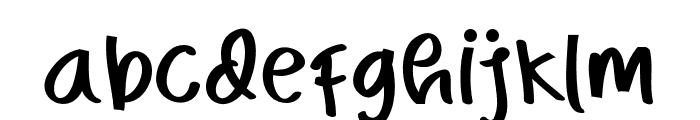 Whay hughes Font LOWERCASE