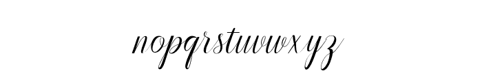 Whenesday Font LOWERCASE
