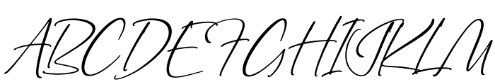 Wheslings Italic Font UPPERCASE