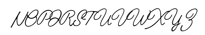 Whestley Font UPPERCASE