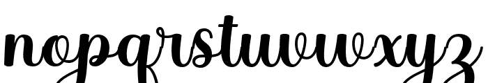 WhetiyaScript Font LOWERCASE