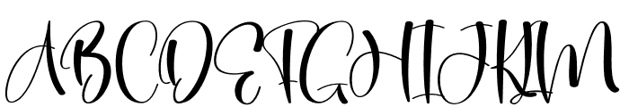 Whimsey Font UPPERCASE