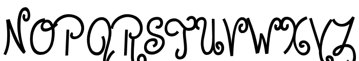 Whimsical-Regular Font UPPERCASE