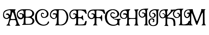 Whimsical_Swirl Font UPPERCASE