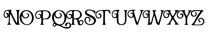 Whimsical_Swirl Font UPPERCASE