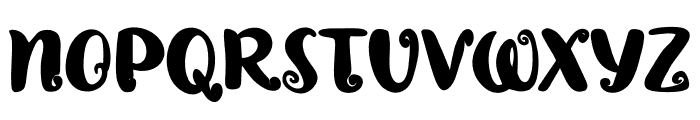 Whimsy Alphabet Font UPPERCASE