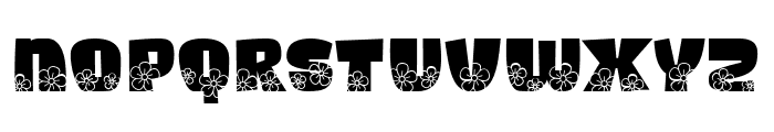 Whimsy Floral Font LOWERCASE