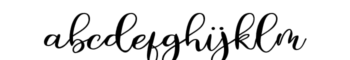 Whimsy Grace Regular Font LOWERCASE