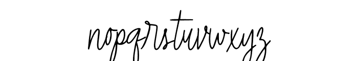 Whimsy & Grace Font LOWERCASE
