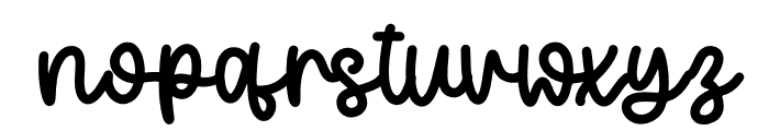 Whimsy Note Script Font LOWERCASE