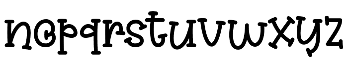 Whimsy Touch Font LOWERCASE