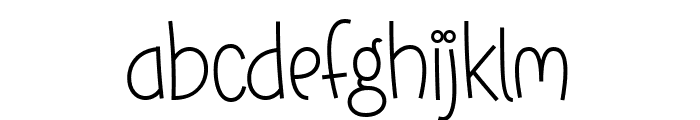 Whinda Bright Font LOWERCASE