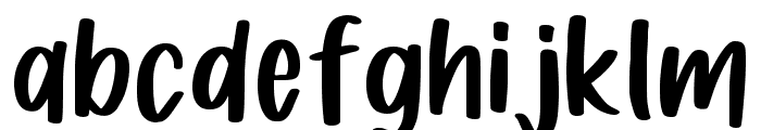 Whipped Regular Font LOWERCASE