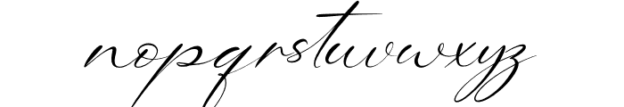 Whispering Signature Italic Font LOWERCASE