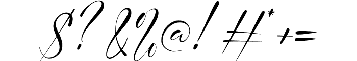 Whispering Signature Font OTHER CHARS