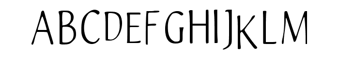 Whisperthorn Regular Font UPPERCASE