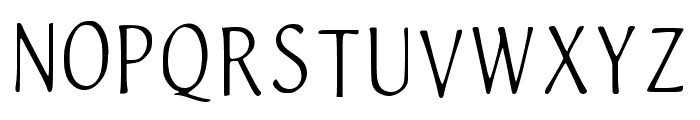 Whisperthorn Regular Font UPPERCASE
