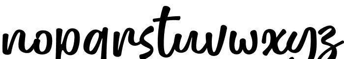 Whistle Melody Font LOWERCASE