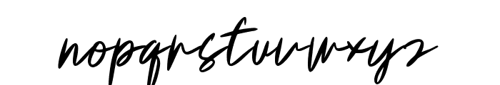 Whistler Font LOWERCASE