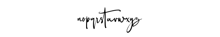 WhistyanaSignature Font LOWERCASE