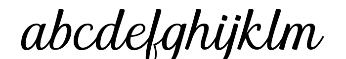 Whitby Font LOWERCASE