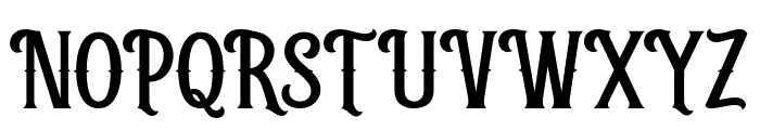 Whitcher Font UPPERCASE