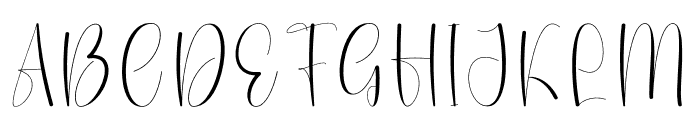 White Beautifull Font UPPERCASE