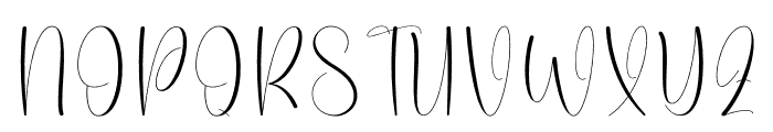 White Beautifull Font UPPERCASE