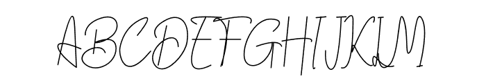 White Butter Font UPPERCASE