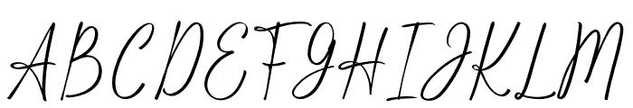 White Dahlia Font UPPERCASE