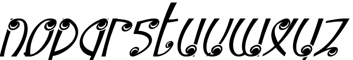 White Magus Italic Italic Font LOWERCASE