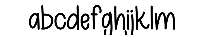 White Nigth Font LOWERCASE