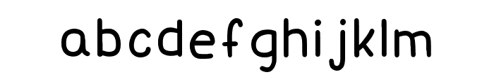 White Rabbit Regular Font LOWERCASE