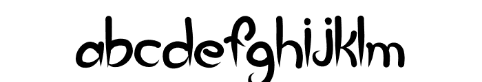 White Saffron Font LOWERCASE